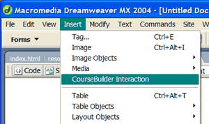 insert coursebuilder interaction